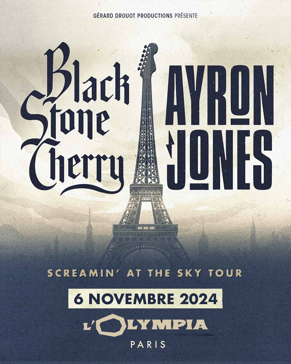Black Stone Cherry & Ayron Jones à L'Olympia