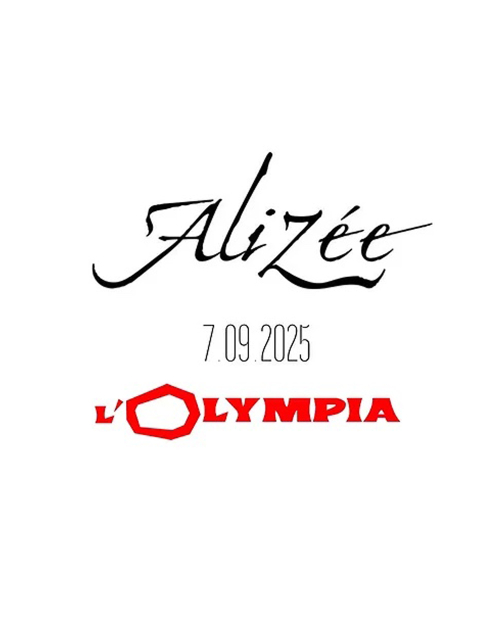 Alizee Affiche Concert Olympia Paris