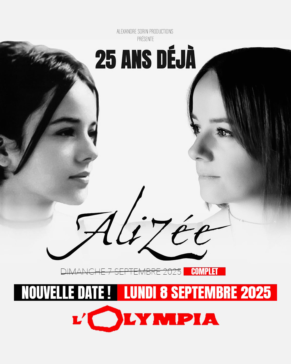 Alizée Paris Affiche Concert Olympia Paris