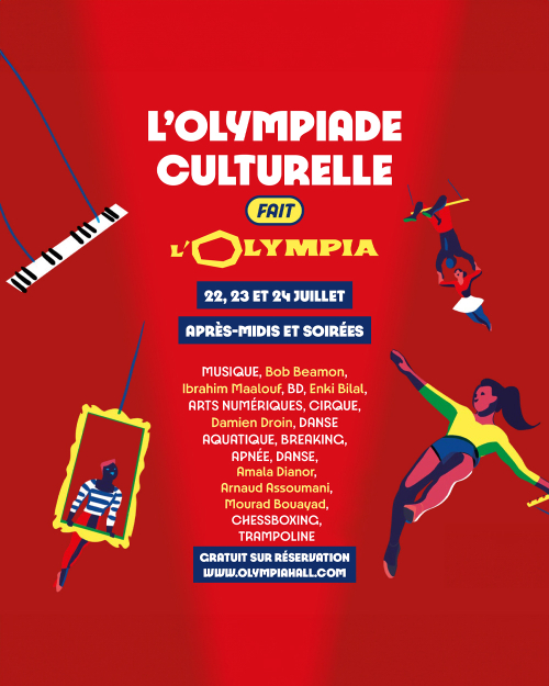Olympiade Culturelle Affiche Concert Olympia Paris